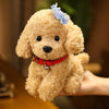 Cute Teddy Dog Plush – Handmade Simulation Poodle